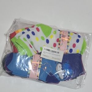 Ayla 12 pair girl socks NWT